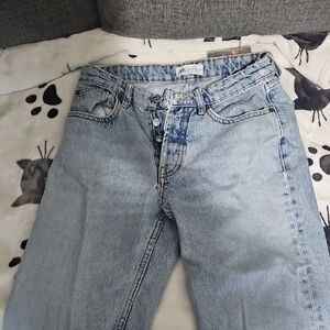 High Rise Light Blue Jeans